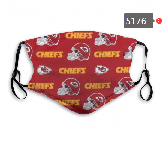 2020 NFL Kansas City Chiefs #3 Dust mask with filter->nfl dust mask->Sports Accessory